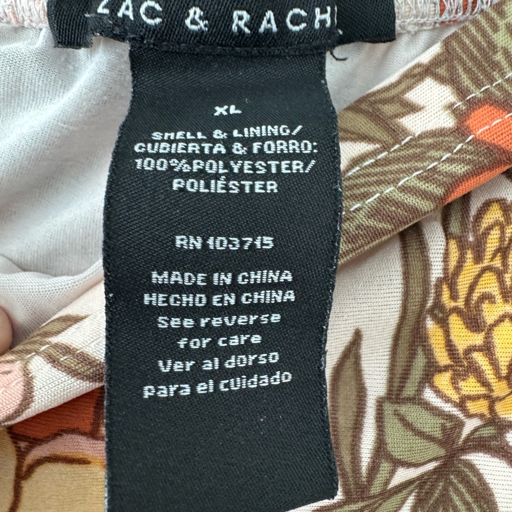 Zac & Rachel Multicolor Floral Maci Skirt -XL - Picture 2 of 4